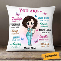 Personalized Proud Nurse Pillow DB46 30O58 thumb 1