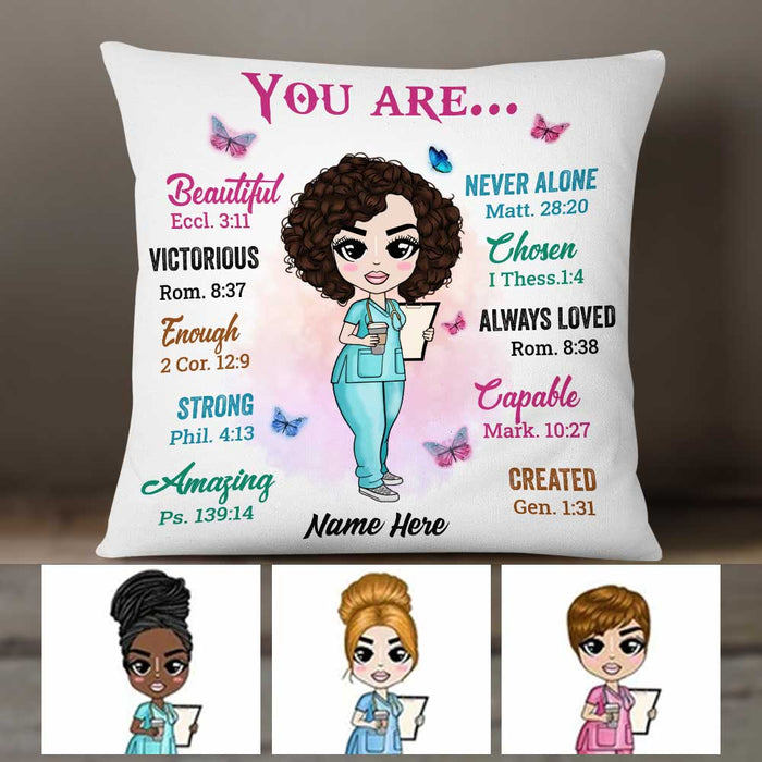 Personalized Proud Nurse Pillow DB46 30O58 1