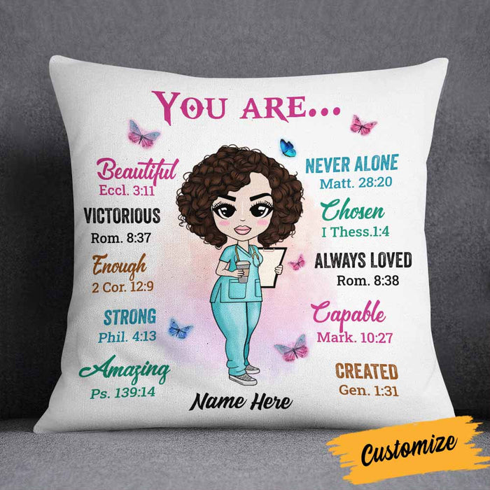 Personalized Proud Nurse Pillow DB46 30O58 1