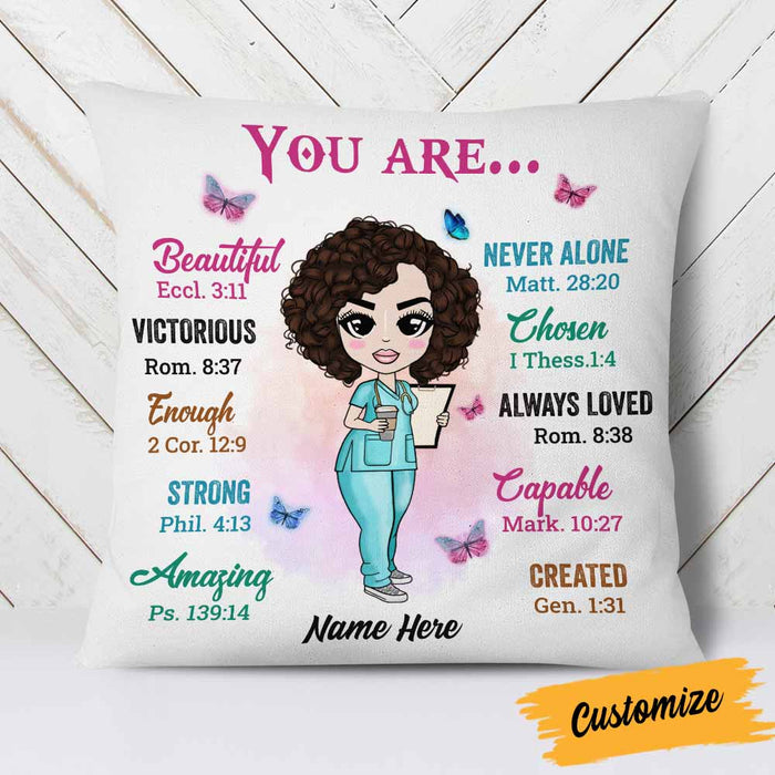 Personalized Proud Nurse Pillow DB46 30O58 1