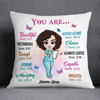 Personalized Proud Nurse Pillow DB46 30O58 thumb 1