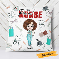 Personalized Proud Nurse Pillow DB41 87O23 thumb 1