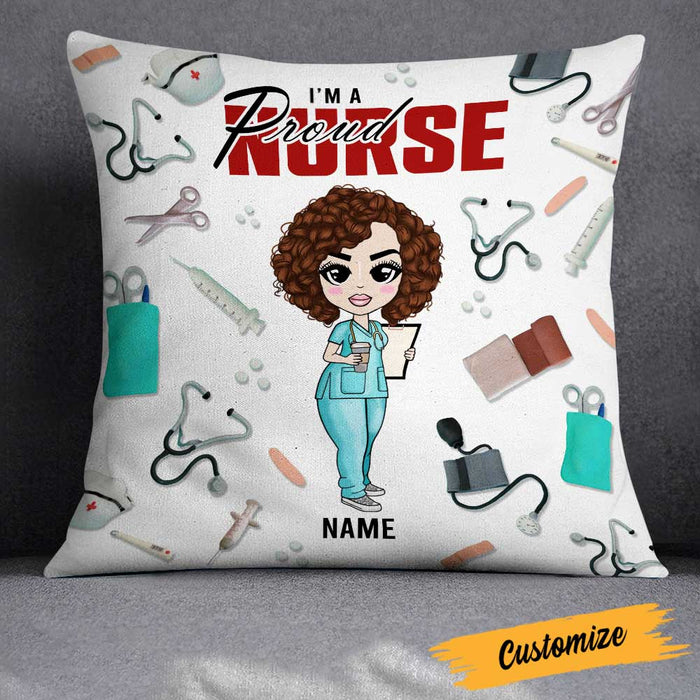 Personalized Proud Nurse Pillow DB41 87O23 1