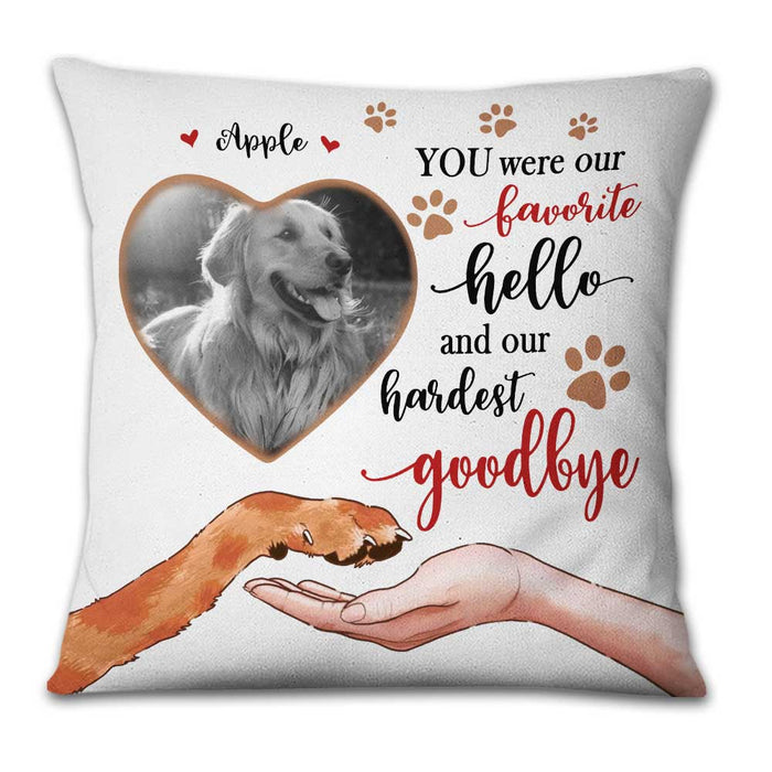 Personalized Dog Memo Photo Pillow DB26 23O23 1