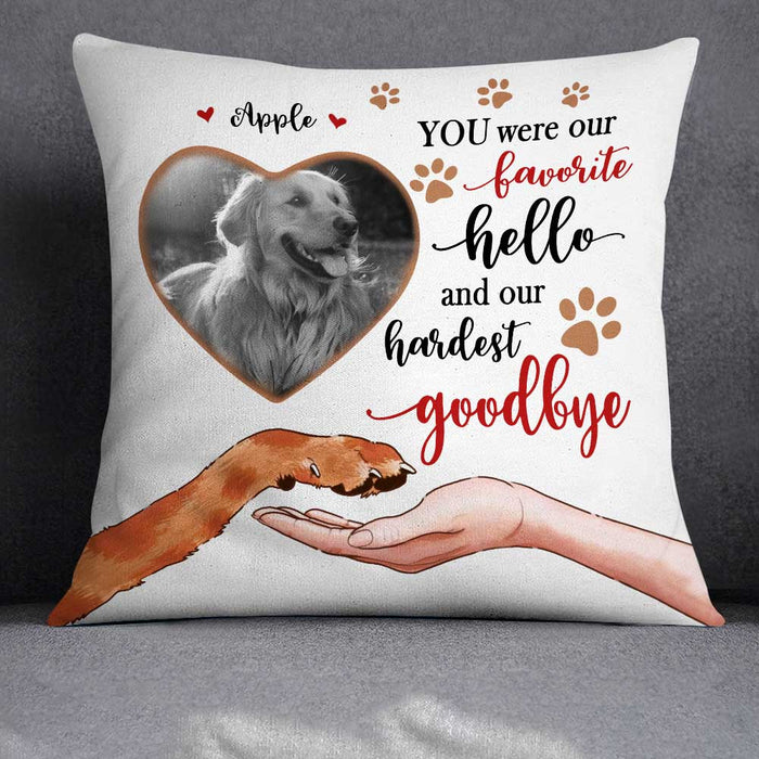 Personalized Dog Memo Photo Pillow DB26 23O23 1