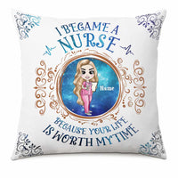 Personalized Proud Nurse Pillow DB26 87O66 thumb 1