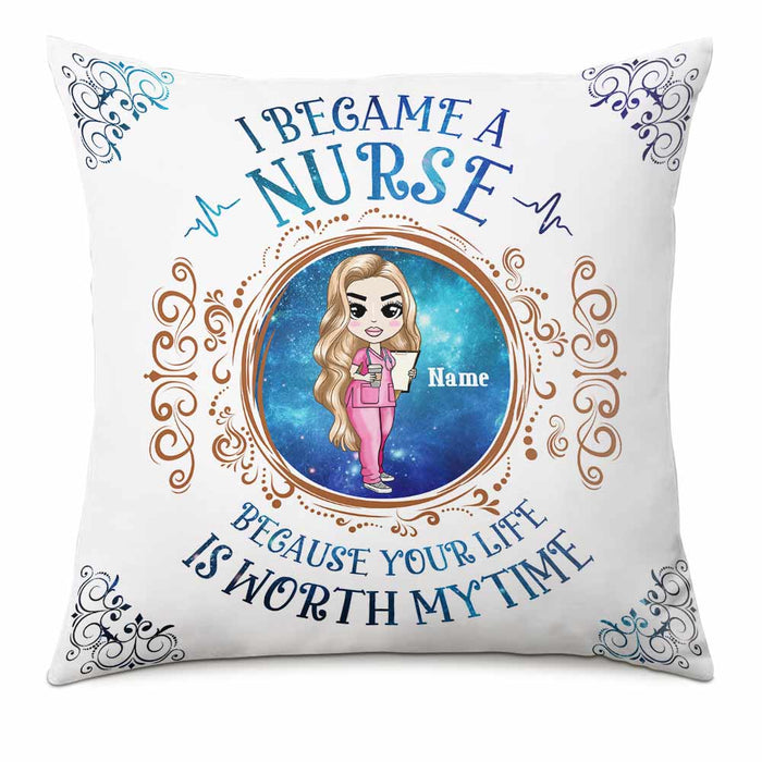 Personalized Proud Nurse Pillow DB26 87O66 1