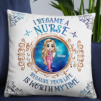 Personalized Proud Nurse Pillow DB26 87O66 thumb 1