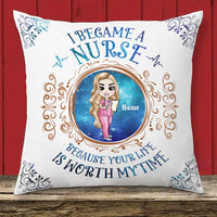Personalized Proud Nurse Pillow DB26 87O66 thumb 1