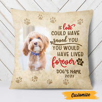 Personalized Dog Memo Photo Pillow DB27 23O23 thumb 1