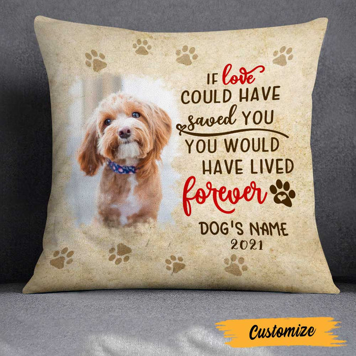 Personalized Dog Memo Photo Pillow DB27 23O23 1