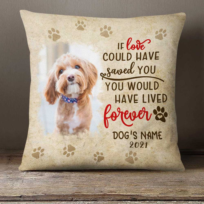 Personalized Dog Memo Photo Pillow DB27 23O23 1