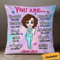 Personalized Proud Nurse Pillow DB42 87O57 thumb 1
