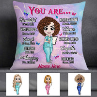 Personalized Proud Nurse Pillow DB42 87O57 thumb 1