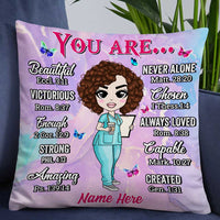 Personalized Proud Nurse Pillow DB42 87O57 thumb 1