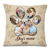 Personalized Dog Memo Photo Paw Pillow DB24 95O23 thumb 1