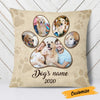 Personalized Dog Memo Photo Paw Pillow DB24 95O23 1