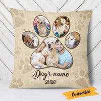 Personalized Dog Memo Photo Paw Pillow DB24 95O23 thumb 1