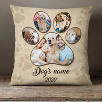 Personalized Dog Memo Photo Paw Pillow DB24 95O23 thumb 1