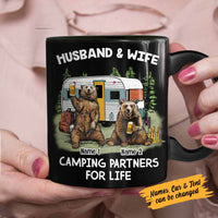 Personalized Husband Wife Couple Camping Partners Mug OB302 81O58 thumb 1