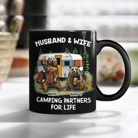 Personalized Husband Wife Couple Camping Partners Mug OB302 81O58 thumb 1