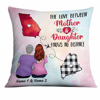 Personalized Family Long Distance Mom Grandma Pillow DB45 26O34 thumb 1
