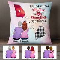 Personalized Family Long Distance Mom Grandma Pillow DB45 26O34 thumb 1