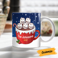 Personalized Christmas Family Cocoa Marshmallows Mug NB201 81O32 thumb 1