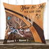 Personalized Deer Hunting Couple We Got This Pillow DB34 95O47 1