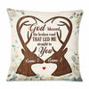 Personalized Deer Hunting Couple Pillow DB35 23O57 1
