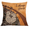 Personalized Deer Hunting Couple I Choose You Pillow DB33 85O34 1