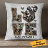 Personalized Deer Hunting Couple Love Pillow DB36 23O23 1