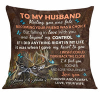 Personalized Deer Hunting Couple Pillow DB33 30O34 thumb 1