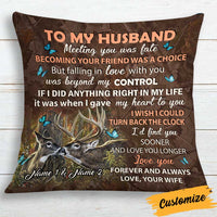 Personalized Deer Hunting Couple Pillow DB33 30O34 thumb 1