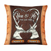 Personalized Deer Hunting Couple Pillow DB34 26O47 1