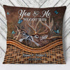 Personalized Deer Hunting Couple Pillow DB41 30O34 thumb 1