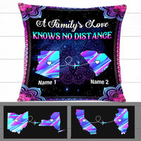 Personalized Family Long Distance Pillow DB45 87O47 thumb 1