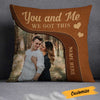 Personalized Deer Hunting Couple Photo Pillow DB43 81O23 1