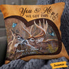 Personalized Deer Hunting Couple Pillow DB42 30O36 thumb 1
