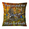 Personalized Deer Hunting Couple Pillow DB42 23O53 1
