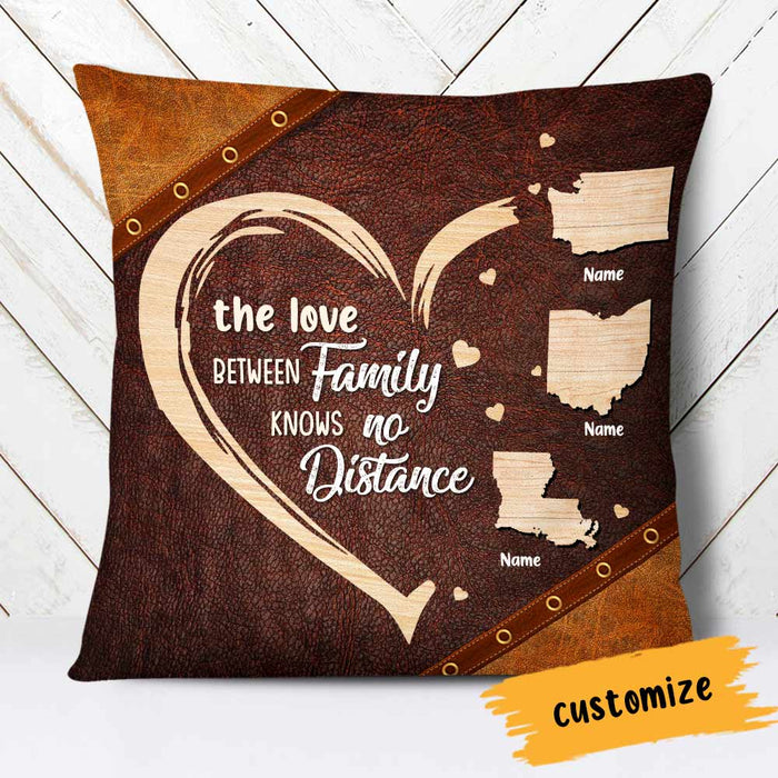 Personalized Family Long Distance Pillow DB49 30O66 1
