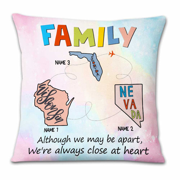 Personalized Long Distance Family Pillow DB92 23O23 1