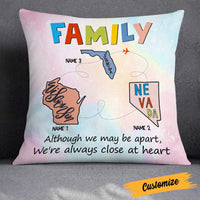 Personalized Long Distance Family Pillow DB92 23O23 thumb 1