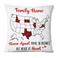 Personalized Family Long Distance Pillow DB61 30O36 thumb 1
