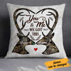 Personalized Deer Hunting Couple Pillow DB41 26O23 1
