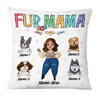Personalized Dog Mom Fur Mama Pillow DB35 26O53 thumb 1