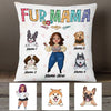 Personalized Dog Mom Fur Mama Pillow DB35 26O53 thumb 1