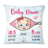 Personalized Baby Birth Announcement Pillow DB62 26O57 1