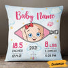 Personalized Baby Birth Announcement Pillow DB62 26O57 1