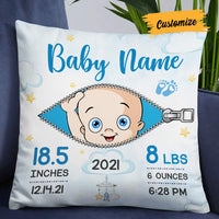 Personalized Baby Birth Announcement Pillow DB62 26O57 thumb 1